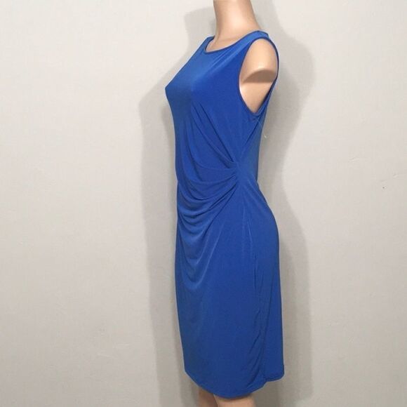 Brooks Brothers blue ruched dress. NWOT - Picture 3 of 5